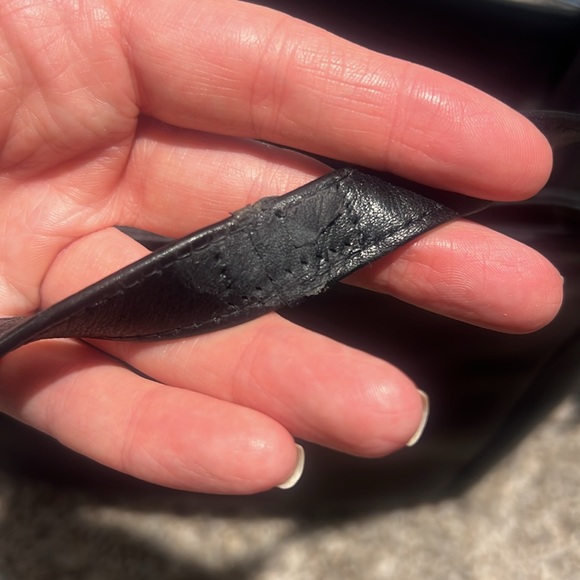 Henri Bendel Luxurious Black Leather Shoulder Bag Vintage Rare Collector’s Item - Picture 10 of 17